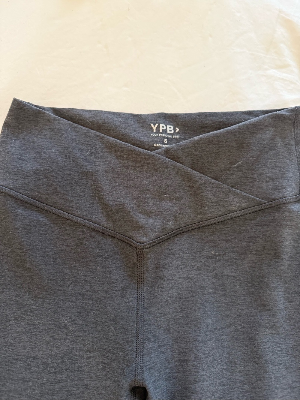 YPB Abercrombie & Fitch Black Bootcut Leggings Crossover - Picture 2 of 3